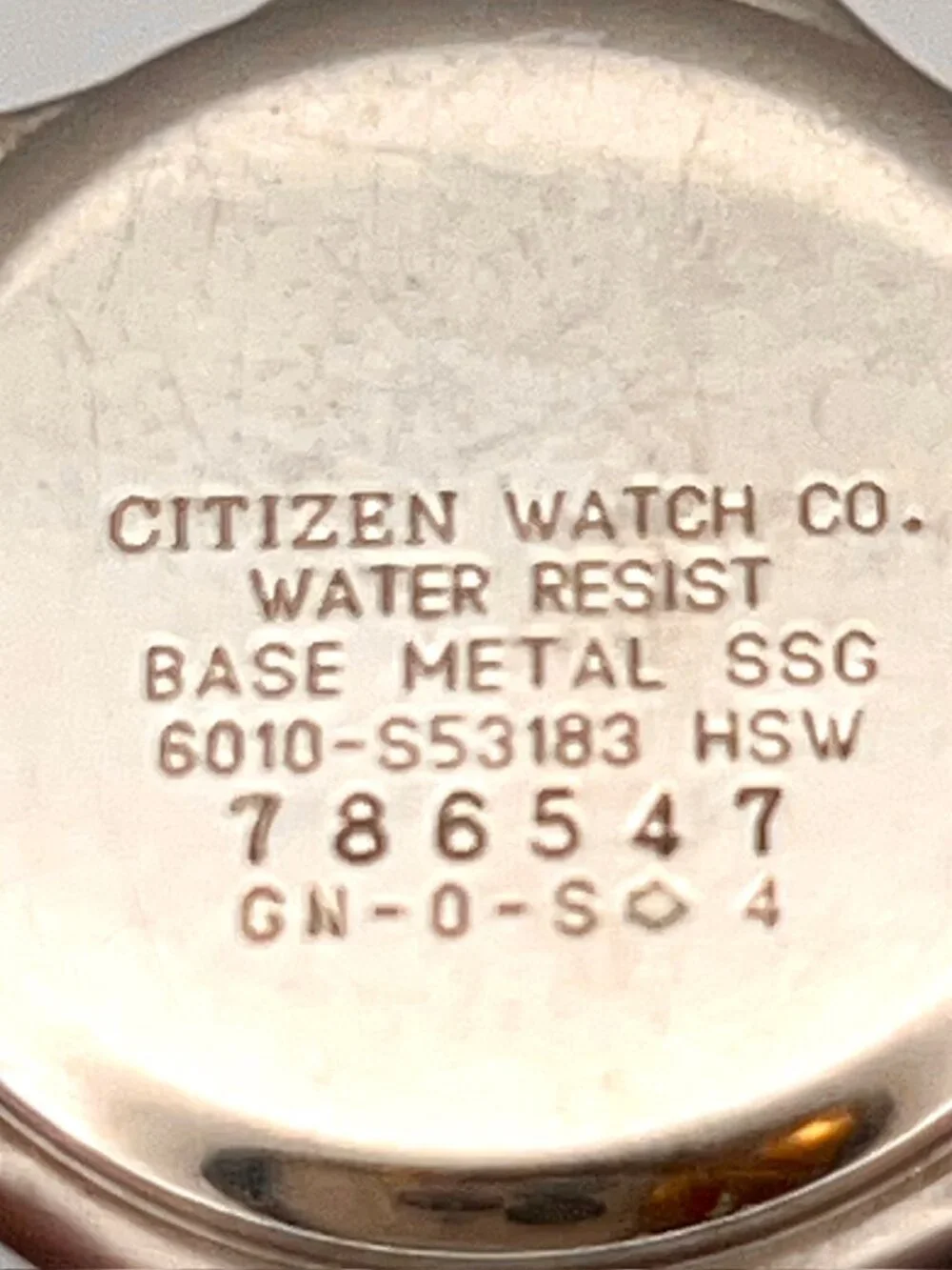 Vintage Citizen EleganceLadies watch Round Champagne and Gold tones Working